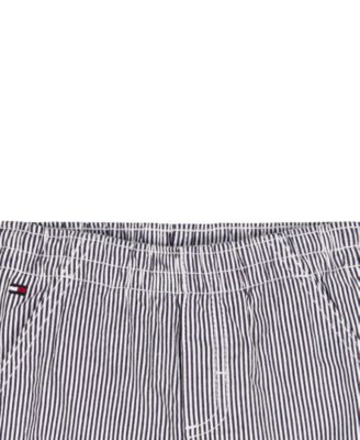 Baby Boys' Striped Trim Pique bodysuit and Corded Striped Shorts