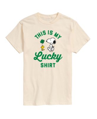 Men's Peanuts Snoopy Lucky Shirt T-Shirt