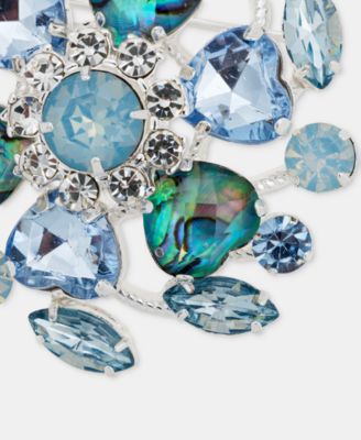 Heart Stone Cluster Pin