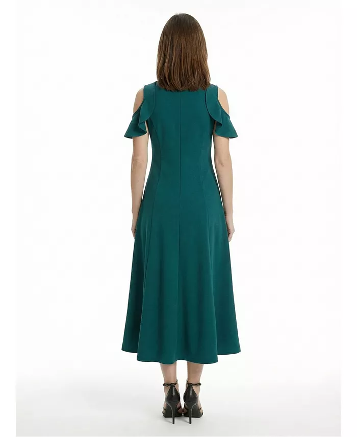 Petite Ruffle-Sleeve Maxi Dress - thumbnail 7
