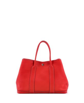  36 Garden Party Tote Leather