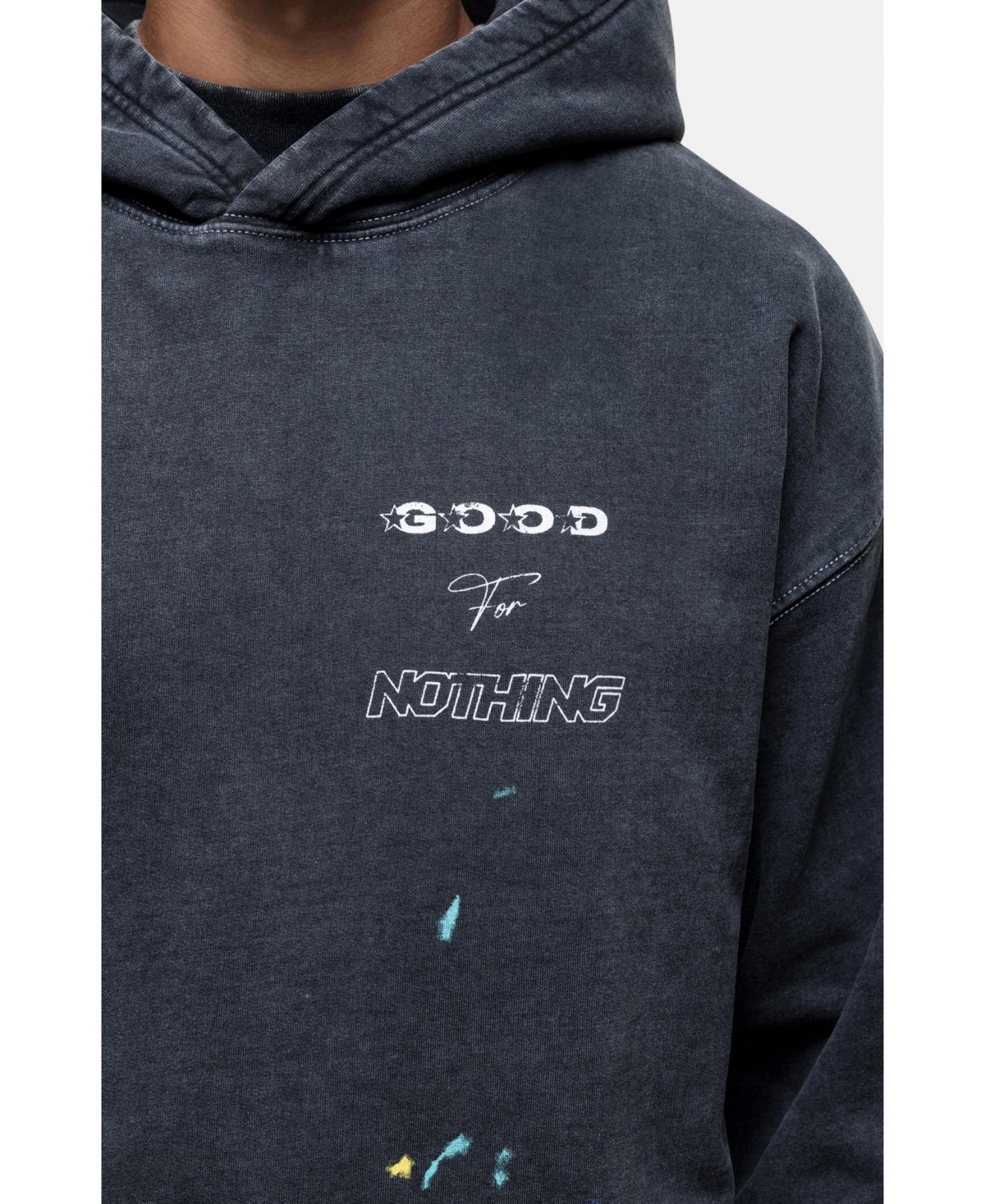Good For Nothing Men's Nevada Paint Relaxed Hoodie