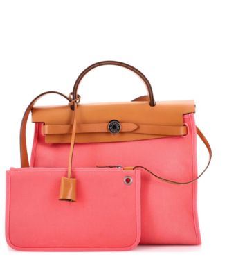 31 Herbag Zip Leather and Toile