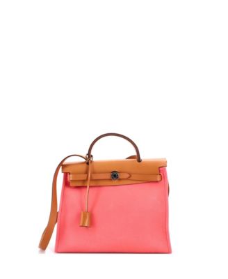 31 Herbag Zip Leather and Toile