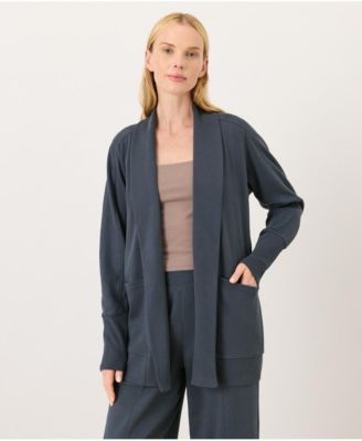 Women's Organic Cotton Airplane Wrap Cardigan