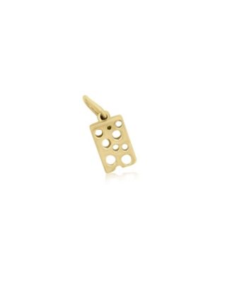 Mini Gold Cheese Charm