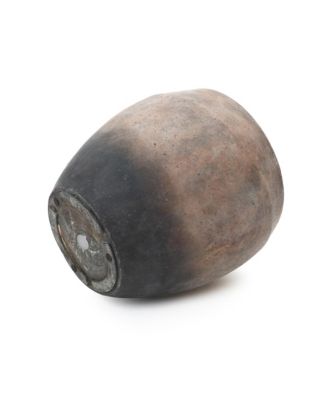 Vintage  Base 13.8-Inch Tall Round Cement Planter