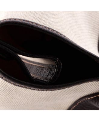 36 Garden Party Tote Toile and Leather