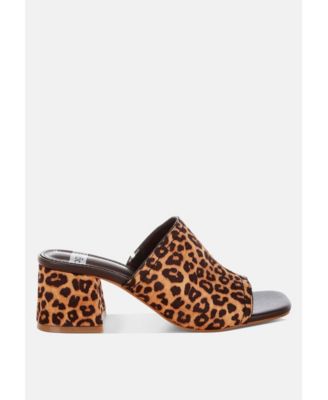 Rag and Co Womens Carmila Square Toe Block Heels