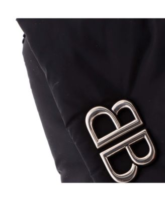 Mini Monaco Chain Flap Shoulder Bag Nylon