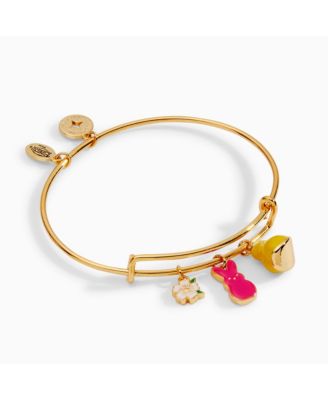 Peeps Chick and Bunny Multi Charm Bangle Bracelet