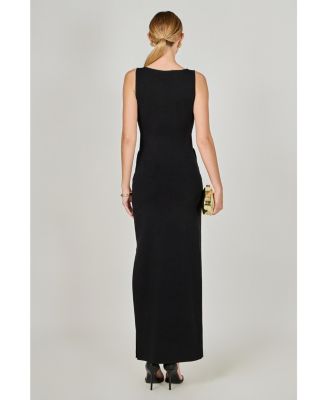 Women's Hip Cut Out Maxi Dress
