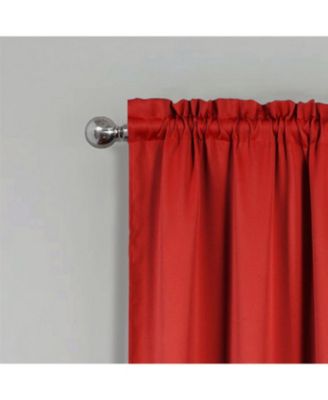 100% Polyester Twilight Blackout Rod Pocket Curtain Panel 54" x 84"