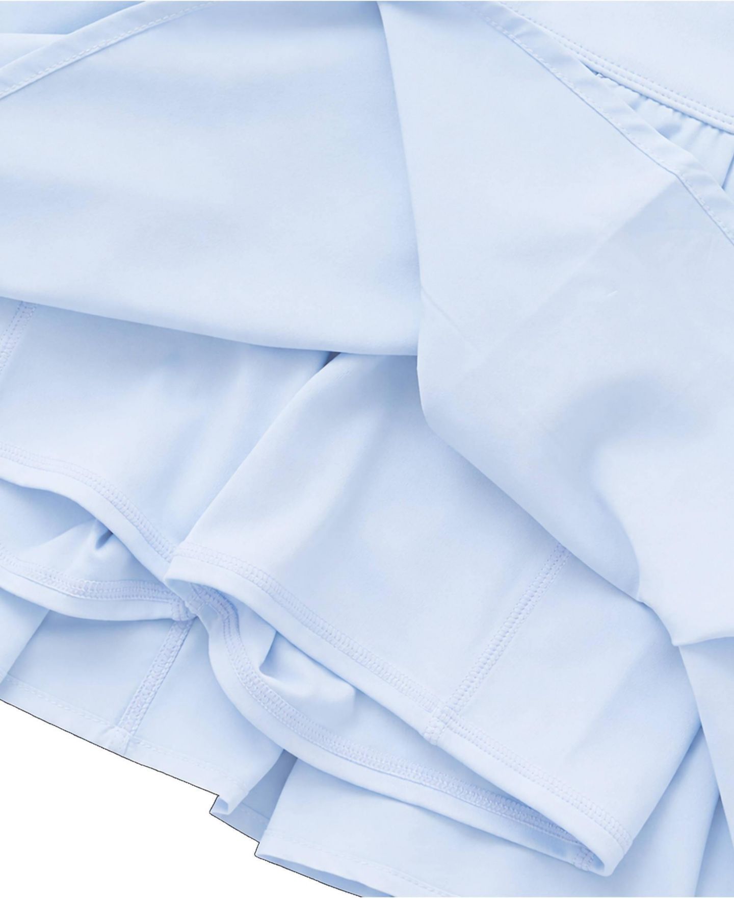 Юбка-шорты Lands' End Active Pleated Skort для девочек, цвет: Синий — фото 3