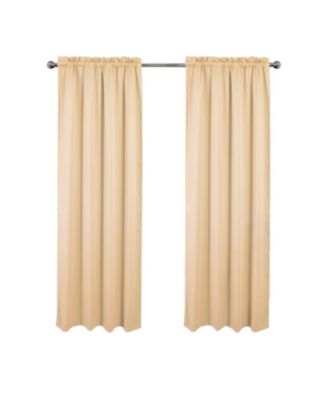 100% Polyester Twilight Blackout Rod Pocket Curtain Panel 54" x 84"