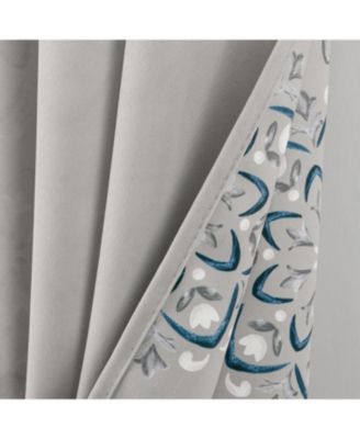 100% Polyester 190 GSM Tilley Revisible Blackout Grommet Curtain Panel 54" x 84"