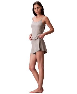 Women's Striped Pattern Sleep Shorts