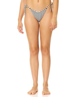 Women's Stringer Striped Bikini Bottoms