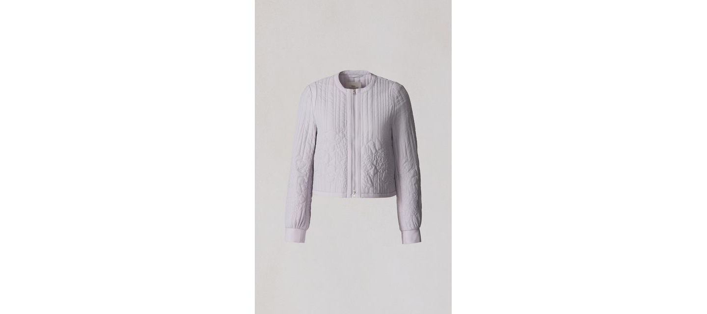 Женская куртка Soia & Kyo Reita Boxy Jacket in Insulated Soft Nylon, цвет: Лавандовый — фото 3