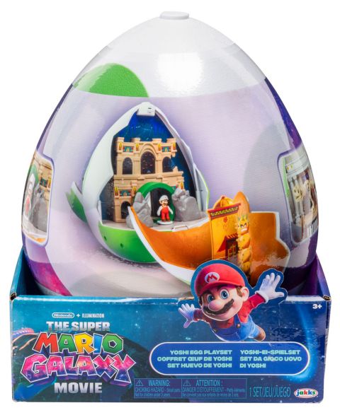Детский игровой набор SUPER MARIO Gateway Galaxy Yoshi Egg Playset, Ages 3+