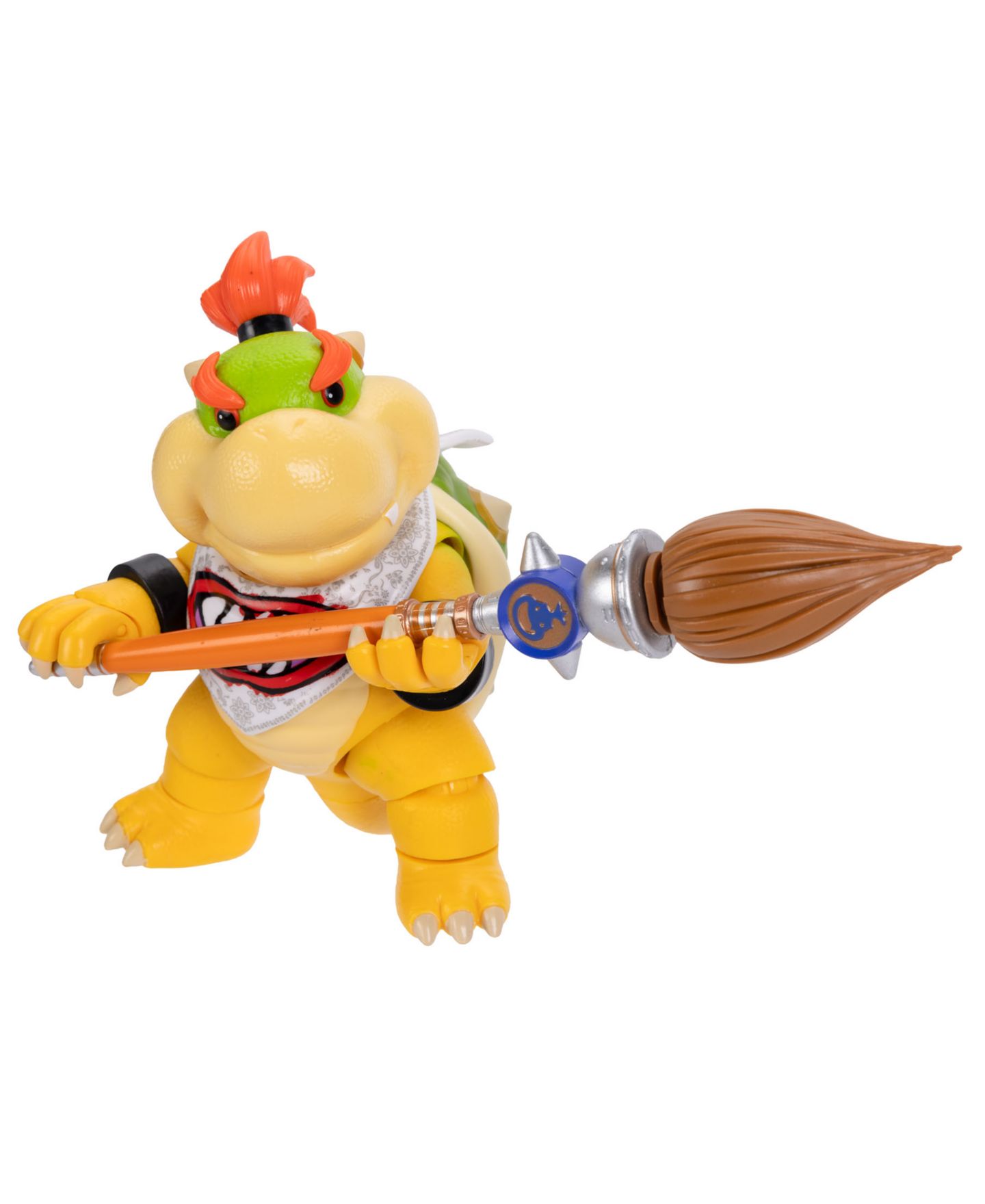 Детские фигурки Bowser Jr. Super Mario Galaxy Movie 5" 17-Point Articulation Action Figure, Ages 3+ — фото 2