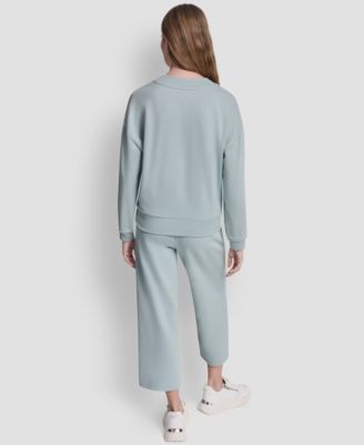 Sport Women's Metallic Bubble Logo V-Neck Sweatshirt