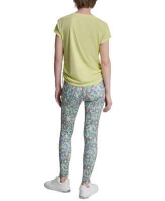 Women's Ruched Side Seams V-Neck Tech T-Shirt