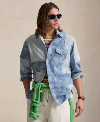 Men's Long-Sleeve Chambray Classic Shirt