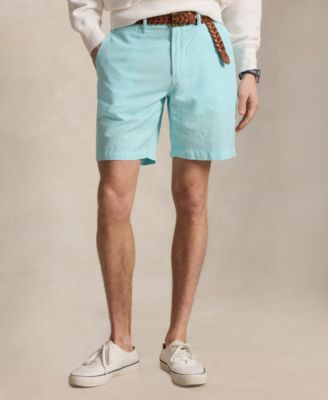 Men's 8.5" Straight-Fit Linen Cotton Chino Shorts