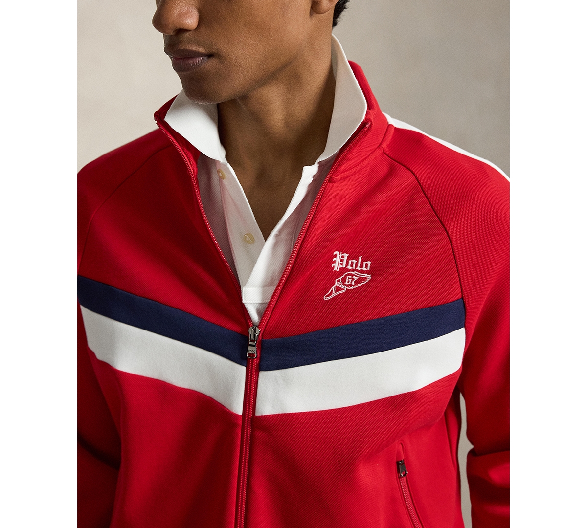 Polo Ralph Lauren Men's Double-Knit Track Jacket