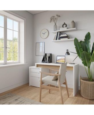 Desk and 3-Drawer Filling Cabinet