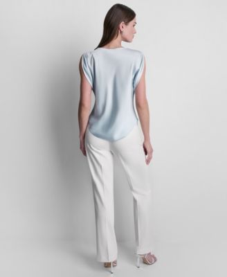 Women's Flutter Short-Sleeve Top