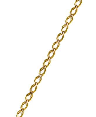 Diamond-Cut 3D Link Bracelet in 10k Yellow Gold