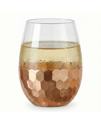 Daphne Copper Stemless Glasses, Set of 4 