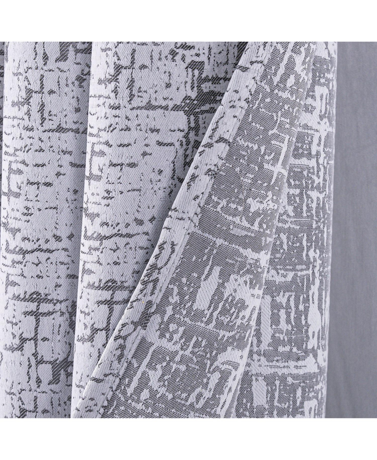 Rt Designers Collection 100% Polyester 140 Gsm Luca Jacquard Grommet Curtain Panel