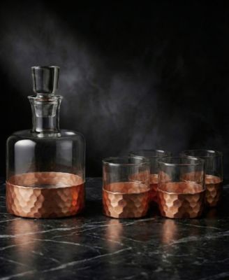 Daphne Decanter and Whiskey Glass Set, 5 Piece