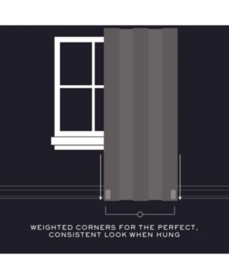 Waller Silver Total Blackout, Back Tab and Rod Pocket Singel Curtain Panel