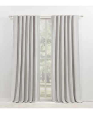 Waller Silver Total Blackout, Back Tab and Rod Pocket Singel Curtain Panel