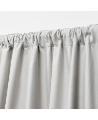 Waller Silver Total Blackout, Back Tab and Rod Pocket Singel Curtain Panel