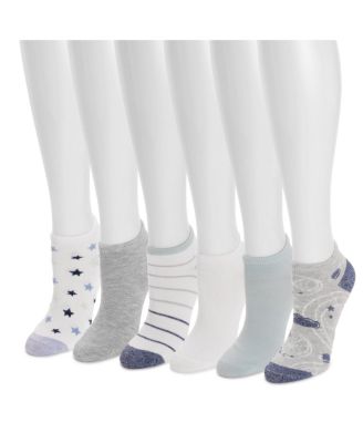 Women's Low Cut Novelty Socks, 6 Pair Pack