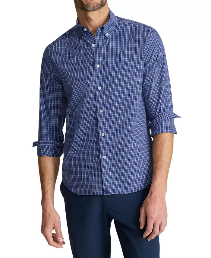 Men's Regular Fit Wrinkle-Free Solay Button Up Shirt