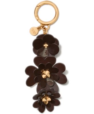 Charmed Spade Floral Leather Bag Charm