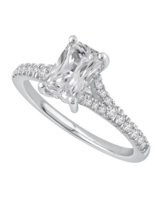 Certified Lab-Grown Diamond Engagement Ring (1-1/4 ct. t.w.) in 14k White Gold
