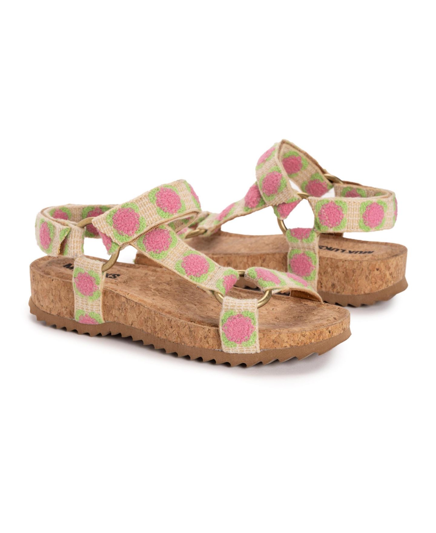 Женские тапочки MUK LUKS Ballerina Slippers, цвет: Арбузный — фото 3