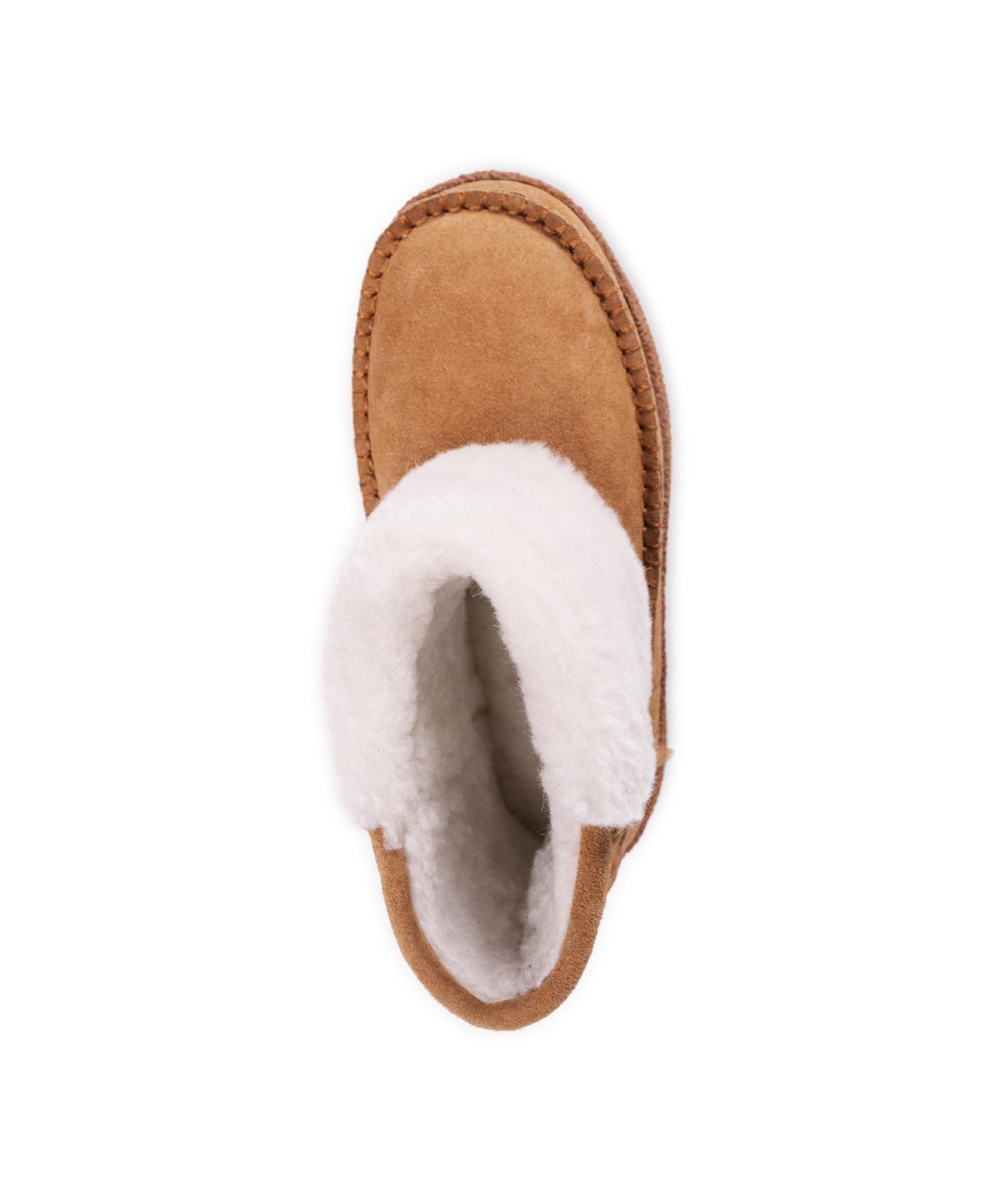 Женские тапочки MUK LUKS Veroni Bootie Slippers, цвет: Верблюжий — фото 3