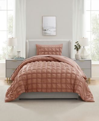 Luxury Soft Seersucker Design 7-Pc. Comforter Sets