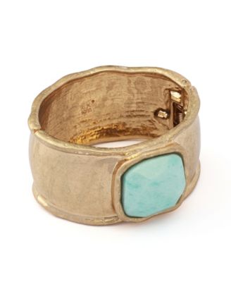 Turquoise Stone Bangle Bracelet