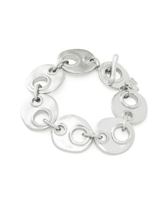 Rhodium Mariner Link Bracelet