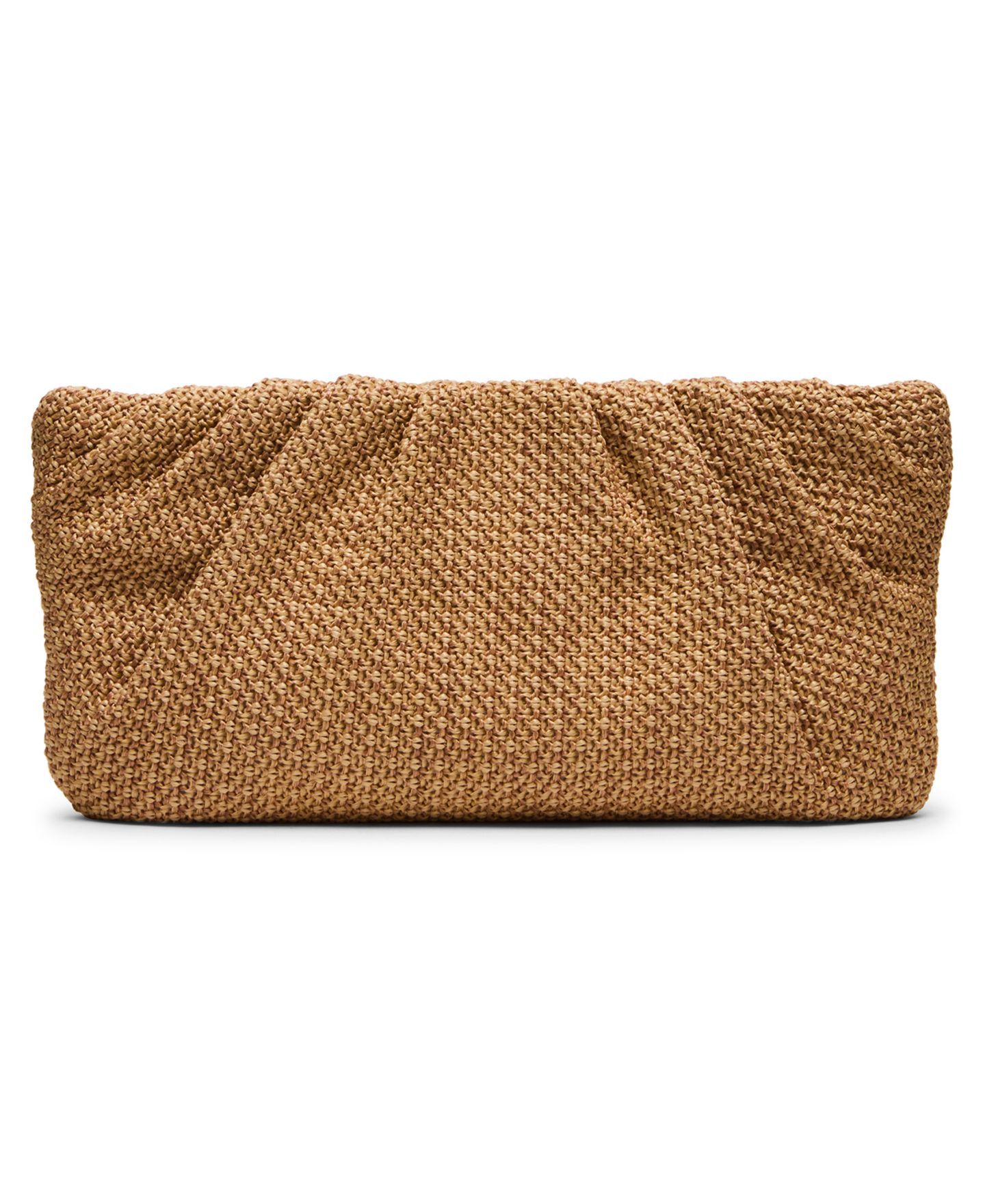 Женский клатч Steve Madden Palomaa Pleated Small Raffia Clutch, цвет: Натуральный — фото 1