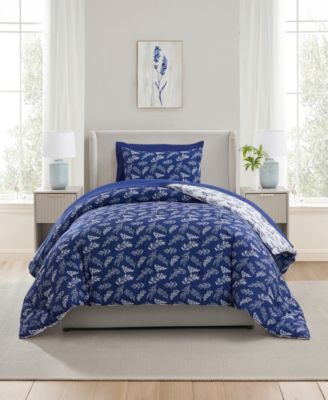 Luxury Soft Botanical Design 5-Pc. Comforter Set, Twin